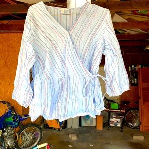 Large (12-14) Blue Dress Shirt